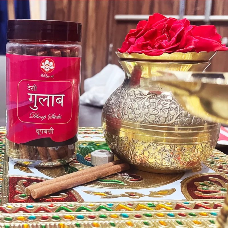 Mildscent-desi-gulab-incense-dhoop-sticks